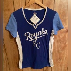 Women’s MLB Kansas City Royals Majestic T-Shirt size Small NEW